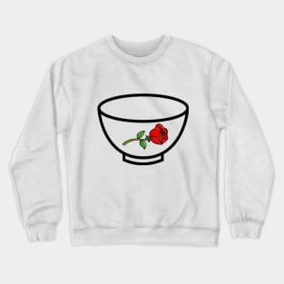 Rose Bowl Pun (Cartoon) Crewneck Sweatshirt